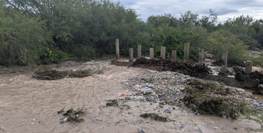 Monitorean ríos por fuertes lluvias
