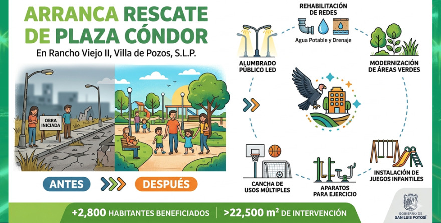 Arranca rescate de Plaza Cóndor