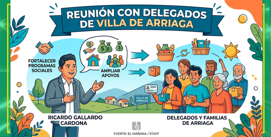 Comparte reunión con delegados de Arriaga