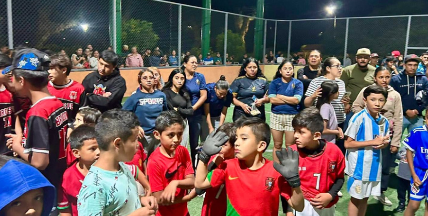 Fiesta deportiva en Villa de la Paz