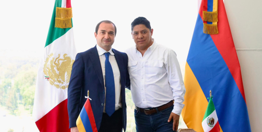 Fortalecen vinculación con cónsul de Armenia