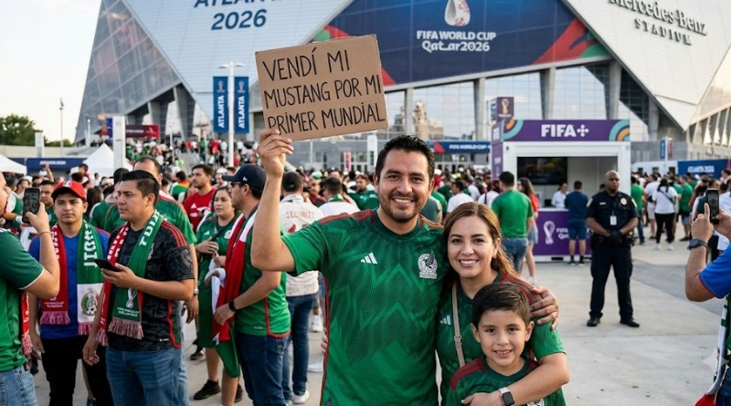 VENDE MEXICANO EL AUTO DE SUS SUEÑOS PARA IR AL MUNDIAL