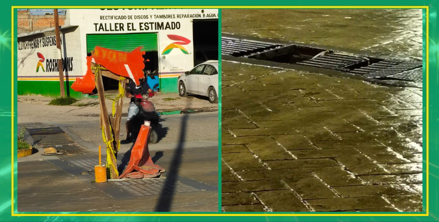 La alcantarilla sí es “Garantía”