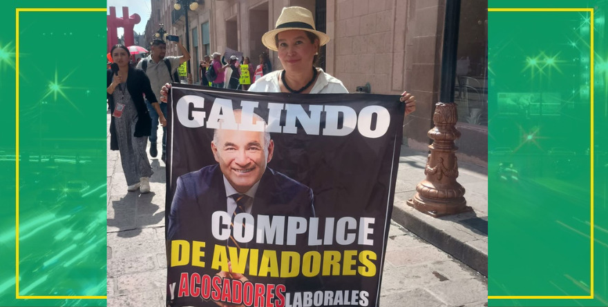 Llega denuncia contra Galindo al Congreso