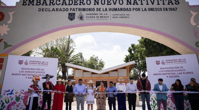REMODELAN CON 84 MDP EMBARCADEROS DE XOCHIMILCO