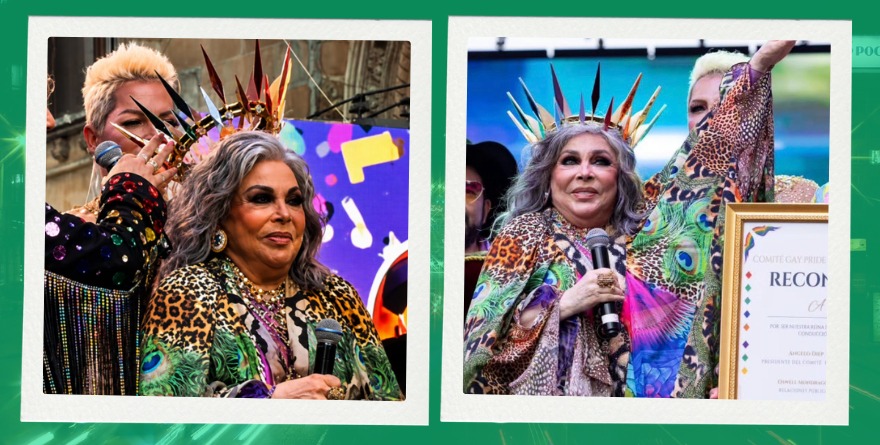  ¡Verónica Castro chaparrita de oro!