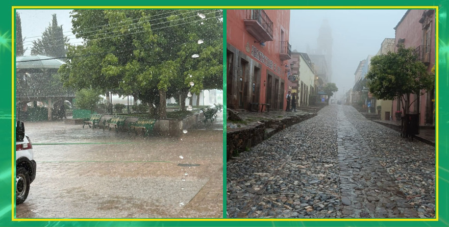 Emiten alerta por lluvias intensas