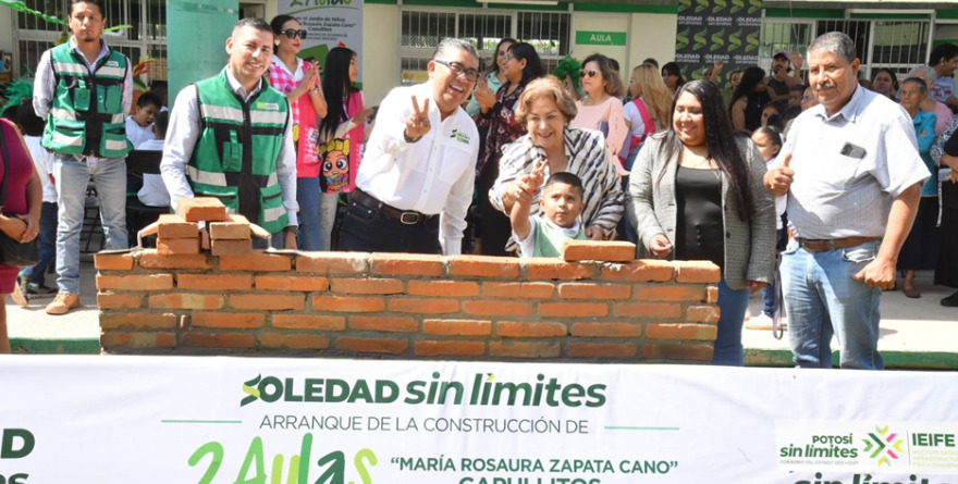 Inician ampliación de jardín de niños