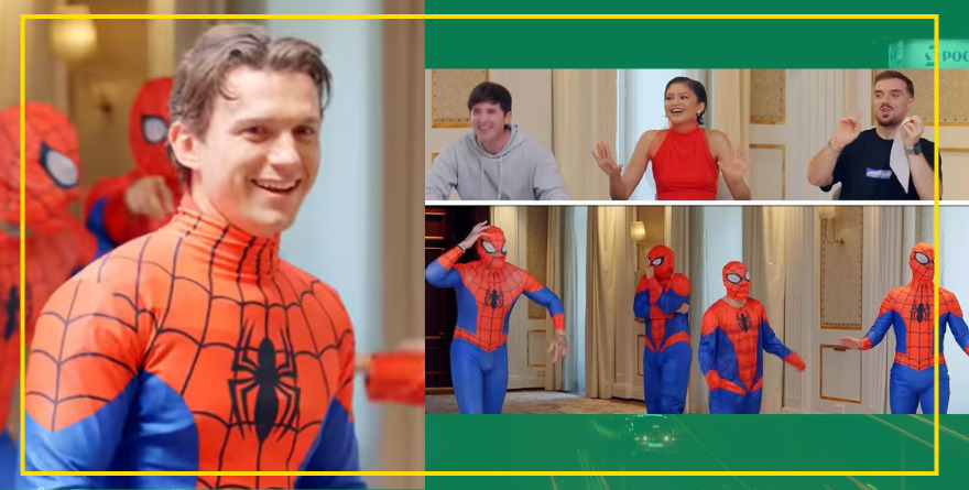 Tom Holland pierde concurso de clones de Spider-Man