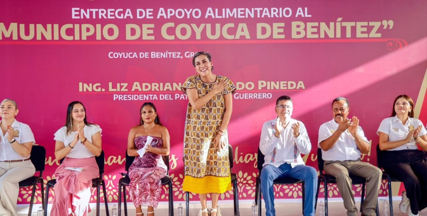 LIZ SALGADO PROPORCIONA APOYOS ALIMENTARIOS A COYUCA DE BENÍTEZ