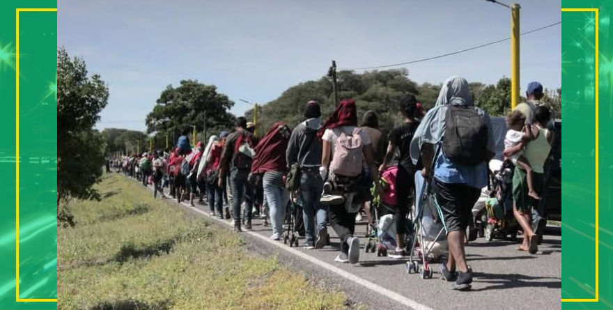 PARTE DE TAPACHULA, CHIAPAS NUEVA CARAVANA CON 200 MIGRANTES