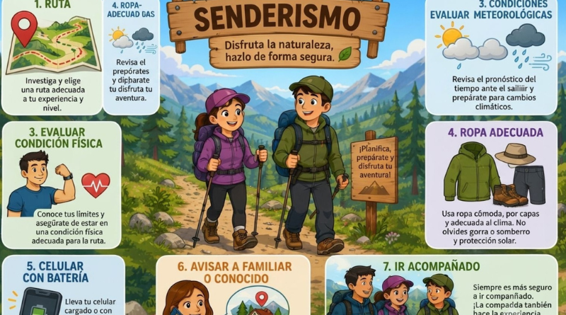 SENDERISMO SEGURO: CONOCE LAS RECOMENDACIONES