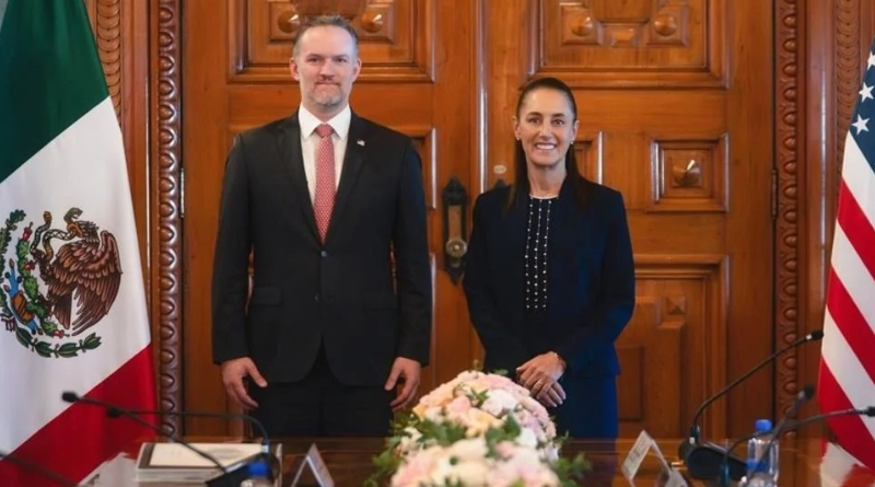 SE REÚNE SHEINBAUM CON GREER EN PALACIO