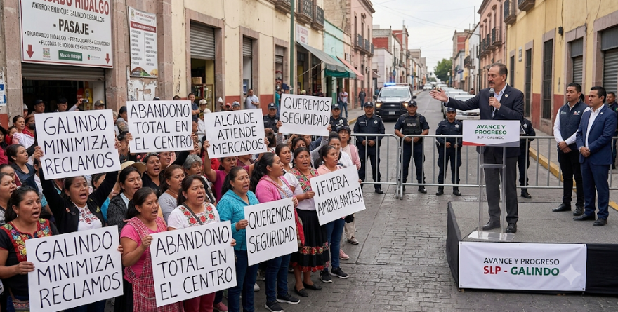 Galindo minimiza reclamos comerciantes