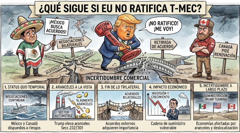 ¿QUÉ SIGUE SI EU NO RATIFICA T-MEC?