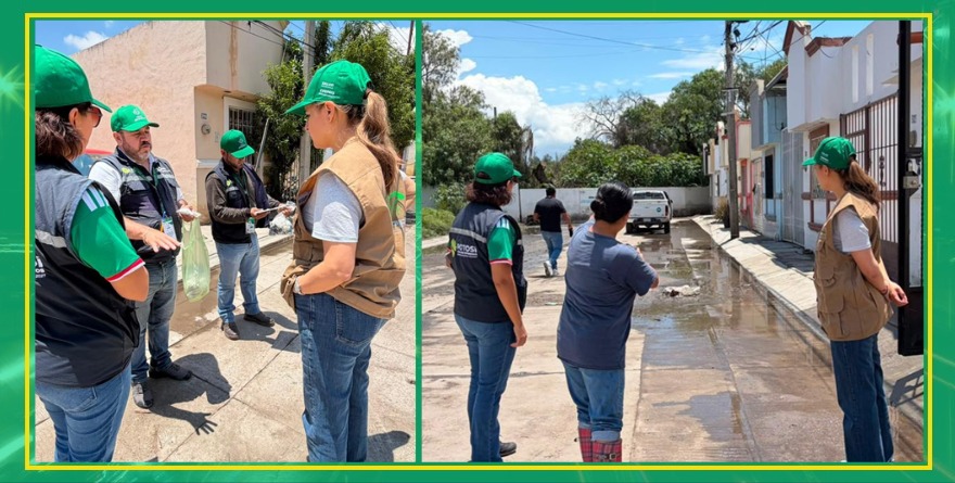 Realizan jornadas de saneamiento en zonas afectadas por lluvias