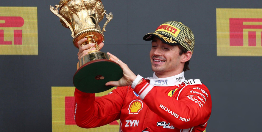 BRILLA CHARLES LECLERC EN GP DE GRAN BRETAÑA