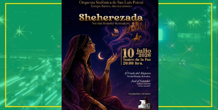 Orquesta Sinfónica potosina alista concierto gratuito en el Teatro de la Paz