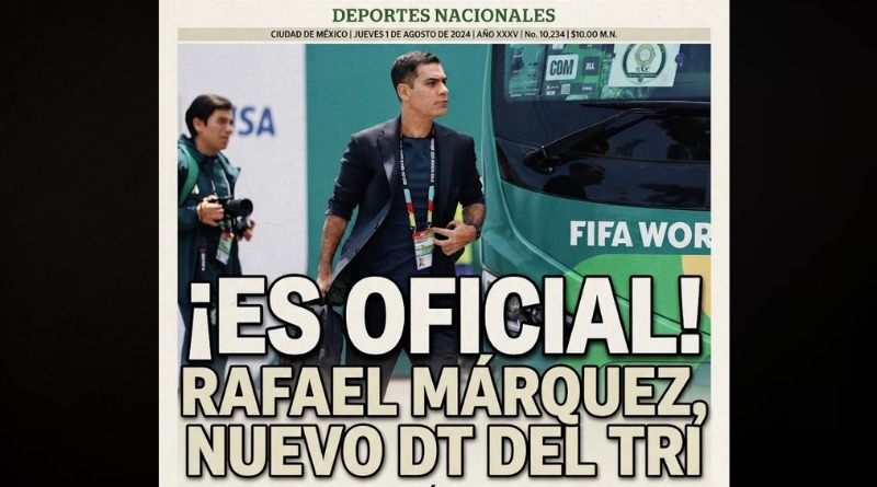 OFICIALIZA FMF A RAFAEL MÁRQUEZ COMO DT DEL TRI