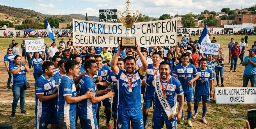 Potrerillos B, campeón en Charcas