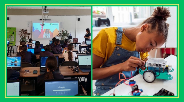 Invitan a las chavitas a aprender a armar videojuegos y robots