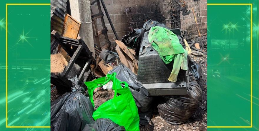 Llamas consumen vivienda en Rioverde