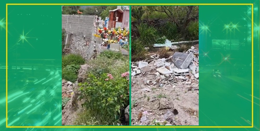 Denuncian abandono en panteón de SMR