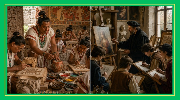 Dos mundos, dos talleres