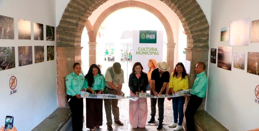 Inauguran exposición fotográfica en Pozos