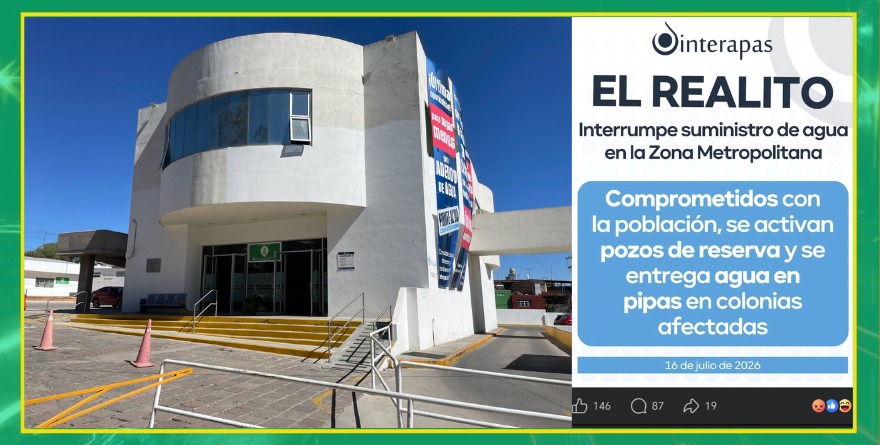 Tunden comunicado de Interapas