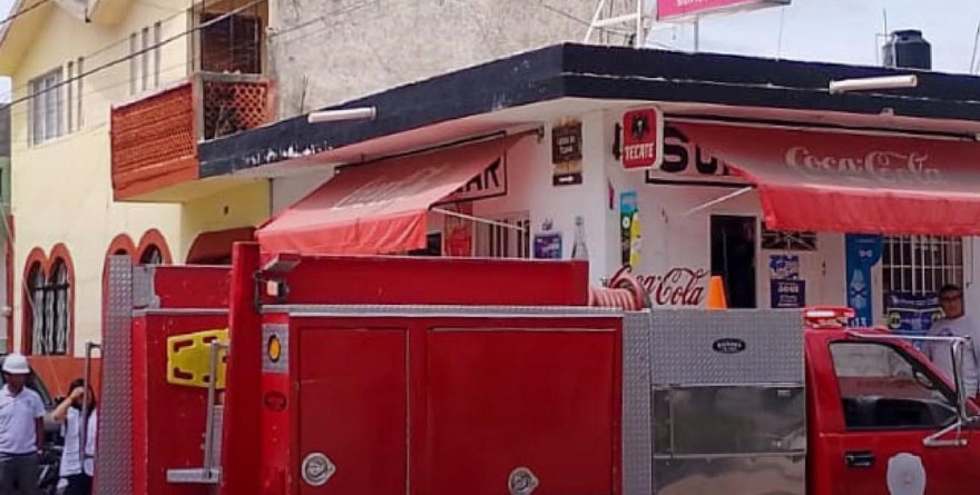Simulacro de incendio en el IMSS