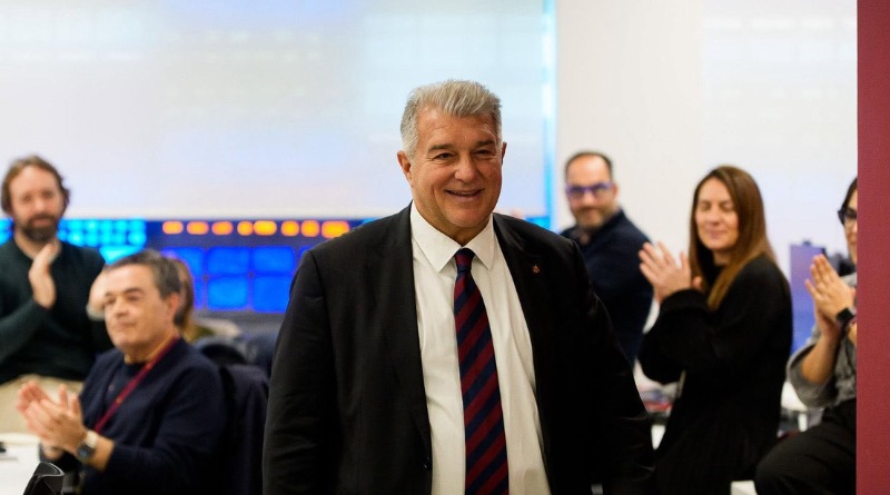 ENORGULLECE A LAPORTA LOS CULÉS CAMPEONES MUNDIALES