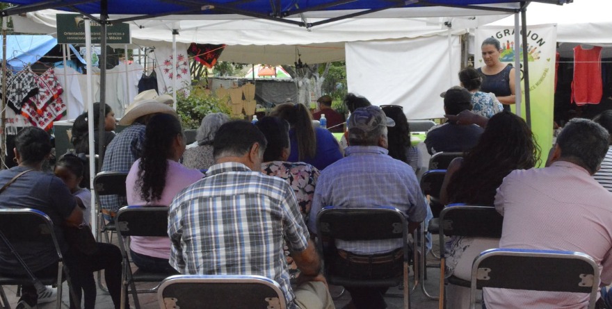 Realizan jornada de atención al migrante