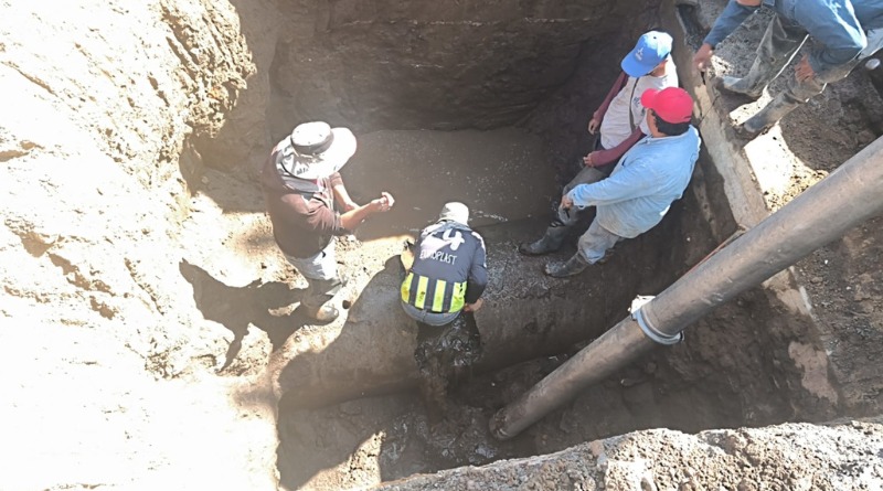 DEJA UNA FUGA A 30 MIL SIN AGUA EN NAUCALPAN