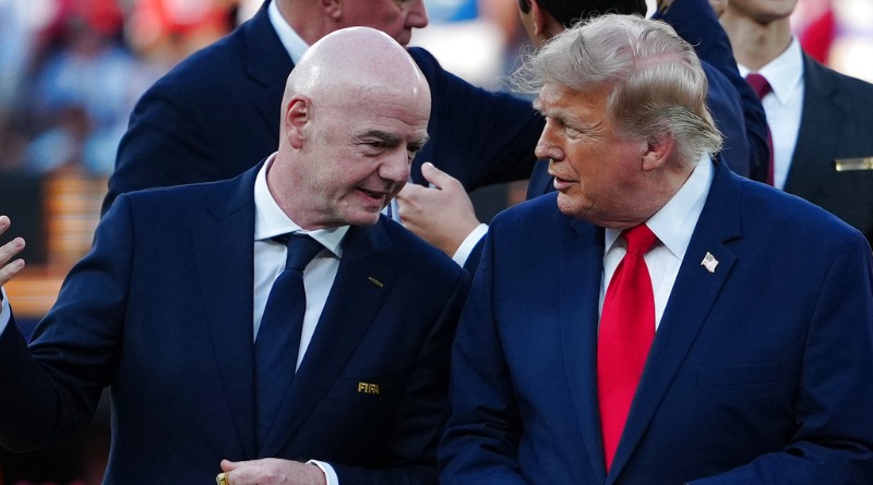 AFIRMAN QUE TRUMP BUSCARÍA QUE INFANTINO ENCABECE LA ONU