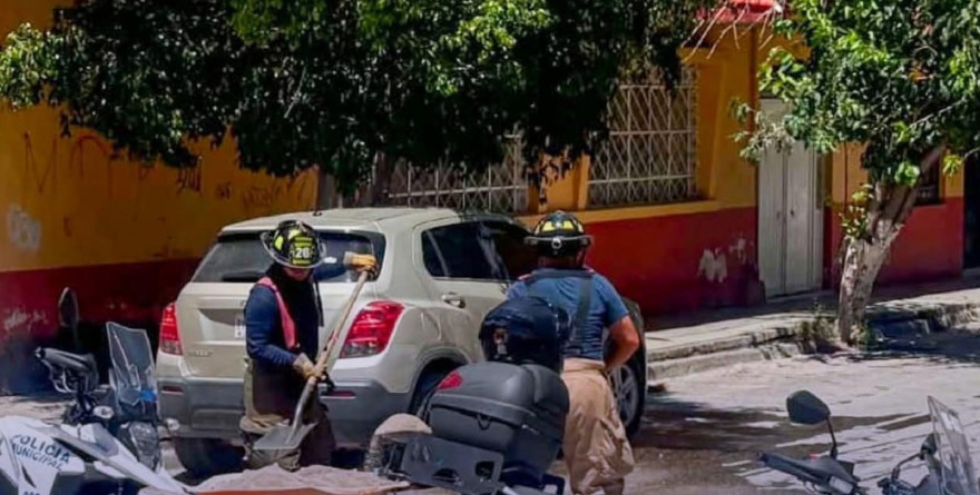 Controlan derrame de aceite en la zona centro
