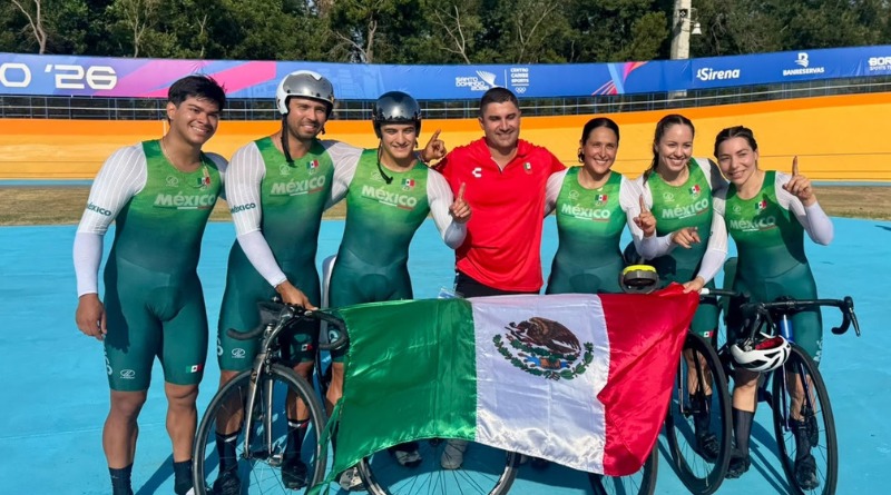 OBTIENEN CICLISTAS MEXICANAS MEDALLAS AL POR MAYOR EN JCC