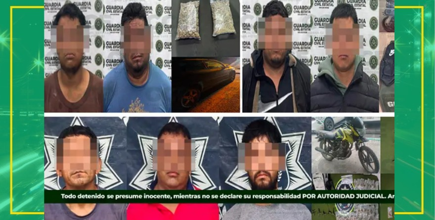 ¡Limpia de delincuentes! Atrapan a siete sujetos en operativos estatales