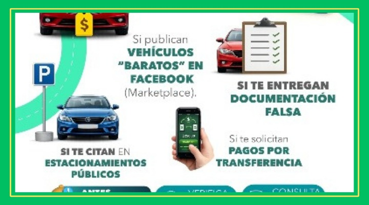 Alistan campaña contra fraudes vehiculares en internet