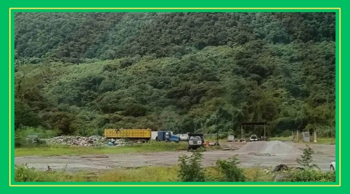 Denuncian basurero clandestino del Ayuntamiento de Huehuetlán en predio del alcalde
