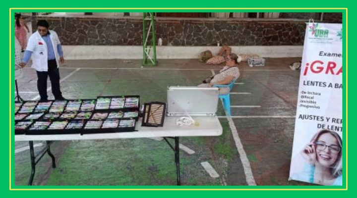 Llevan jornadas de salud visual gratuitas a San Martín