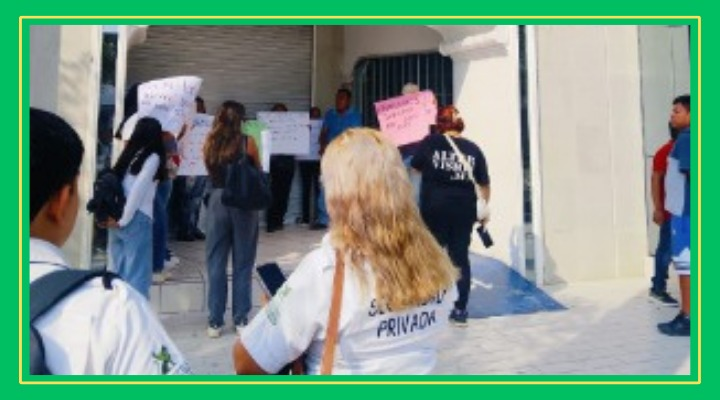 Protestan contra Telcel comunidades tenek