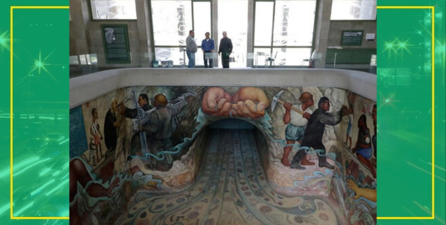 ¡Artes bajo el agua! La historia del mural oculto que Diego Rivera pintó para inundarse