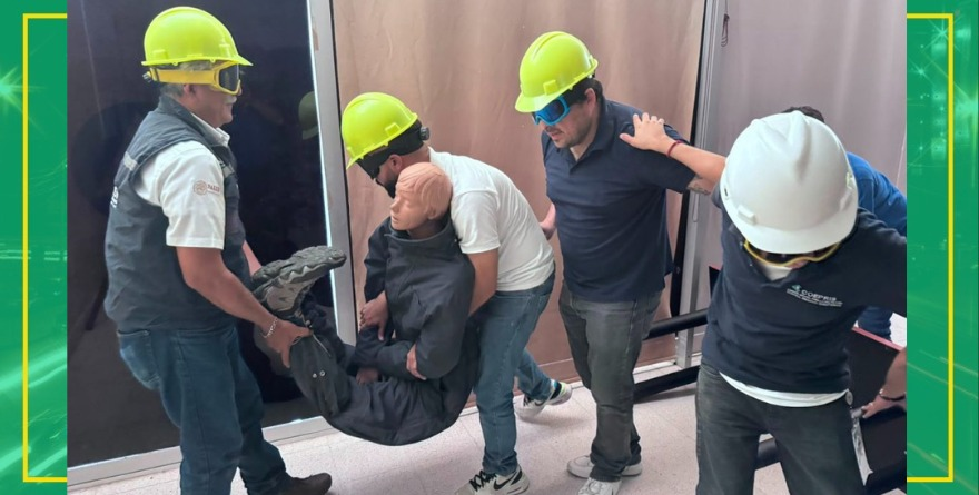 ¡Listos para el rescate! Capacitan a personal sanitario para atender emergencias y rescates
