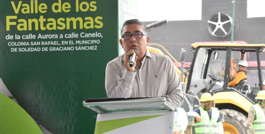 Inician pavimentación en Valle de los Fantasmas