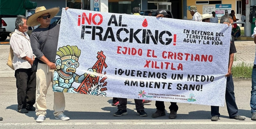 Frenan fracking en Huasteca