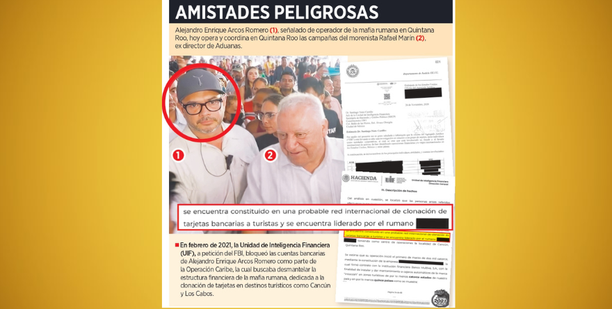 PASA DE LA MAFIA RUMANA A CAMPAÑA DE MORENA
