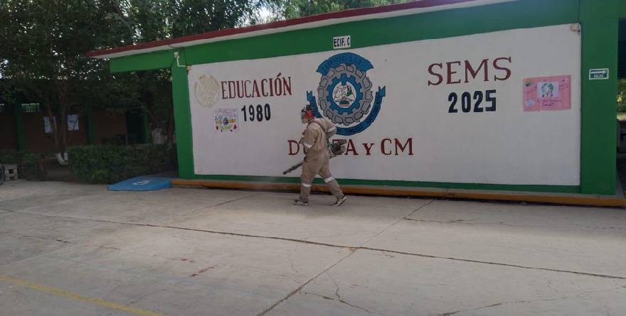 Realizan fumigación en Cerritos