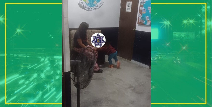 Madre e infante hallan refugio