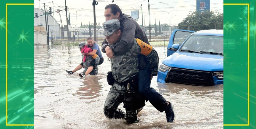 Galindo admite rezago pluvial